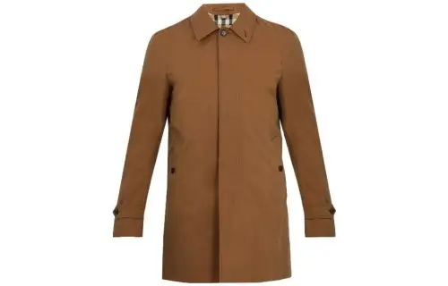 Burberry Coats Men's Brown Moderate Straight Fit