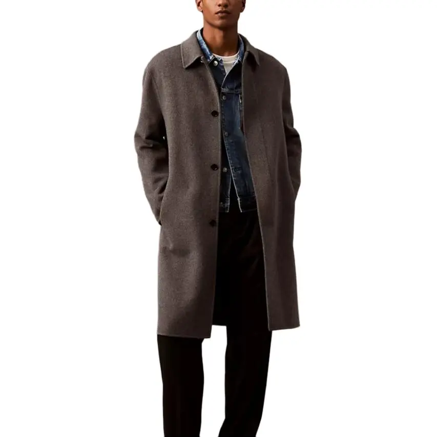 CALVIN KLEIN Coat Men's Charcoal Gray