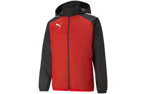 PUMA Jackets Men's Red Hooded Moderate Other