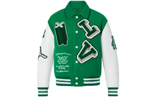 LOUIS VUITTON Varsity Leather Jacket