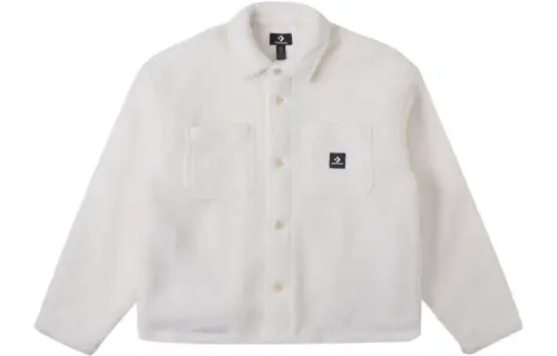 Converse Jackets Men's White Lapel Moderate Other