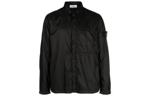 Stone Island Compass-motif shirt jacket