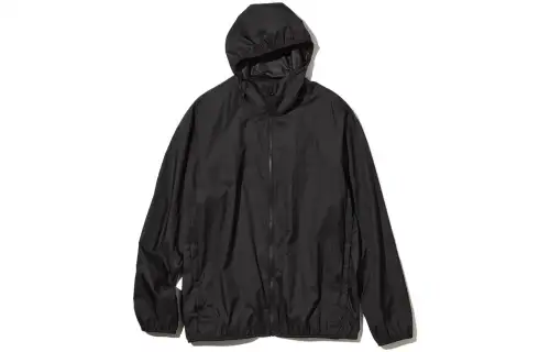 UNIQLO Sun Protection Clothing Unisex Black Hooded