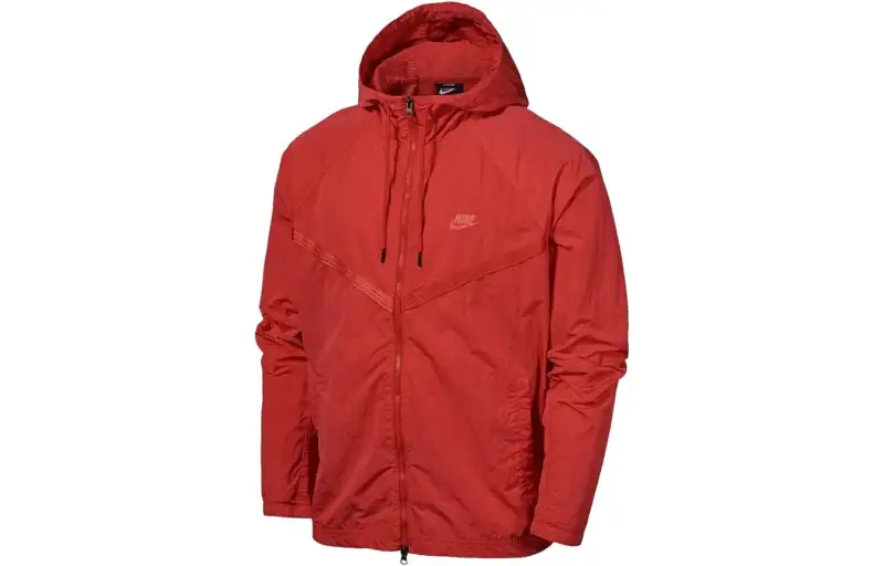 Nike Jackets Men's Red Hooded Moderate Other