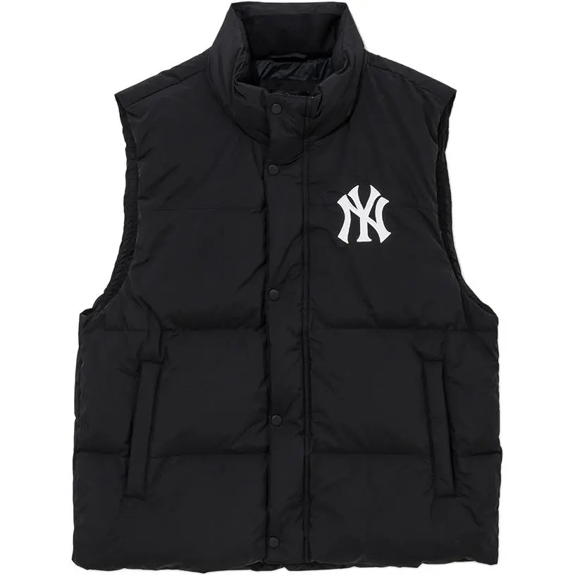 New Era x MLB FW24 Down Vests Unisex Black