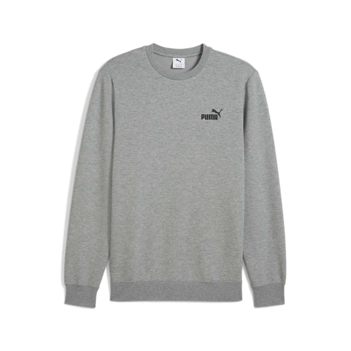 PUMA Sweatshirts Men's Gray/03 Crew Neck Moderate Regular