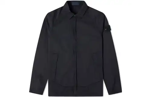 STONE ISLAND Jackets Men's Black Lapel Moderate Other