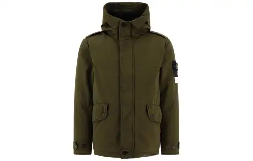 STONE ISLAND Jackets & Coats Men's Olive Green