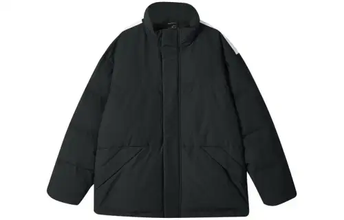 Skechers Sports Life Collection Down Jackets Men's Carbon Black/0018 Stand Collar Moderate Other