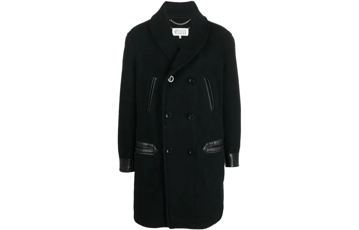 Maison Margiela Coats Men's Black Moderate