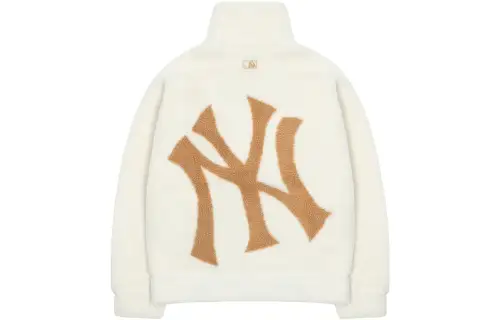 MLB New York Yankees Jacket Unisex Cream