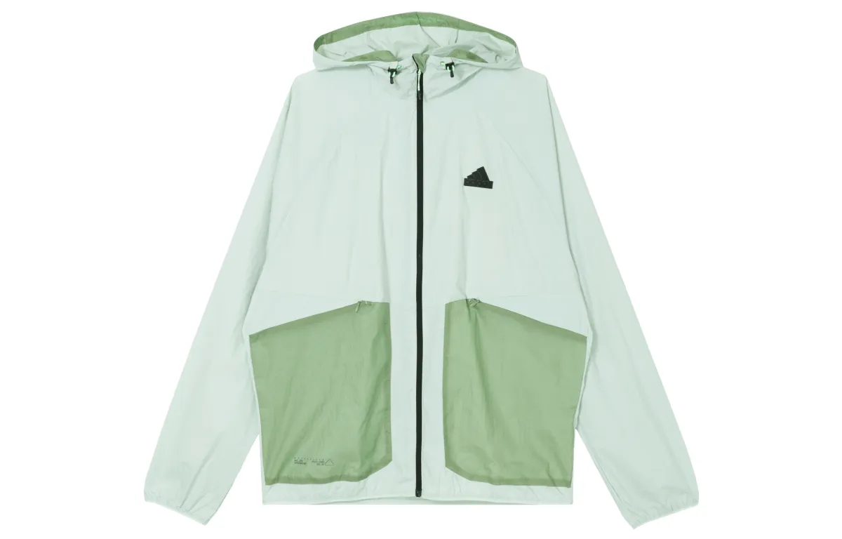 Adidas TH LIGHTWEIGHT WOVEN JACKET Jackets & Coats Men's Linen Green