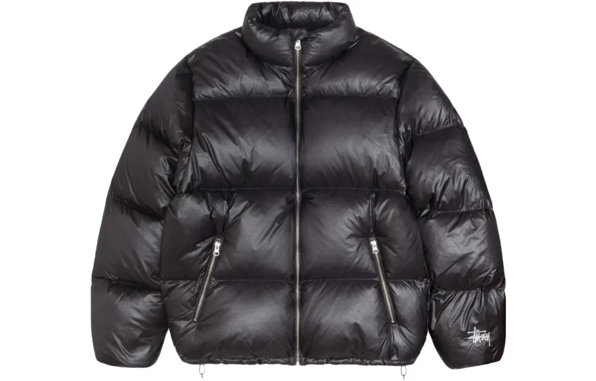 Stussy zipped puffer jacket