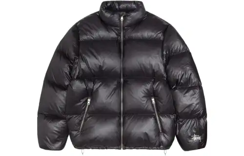 Stussy zipped puffer jacket