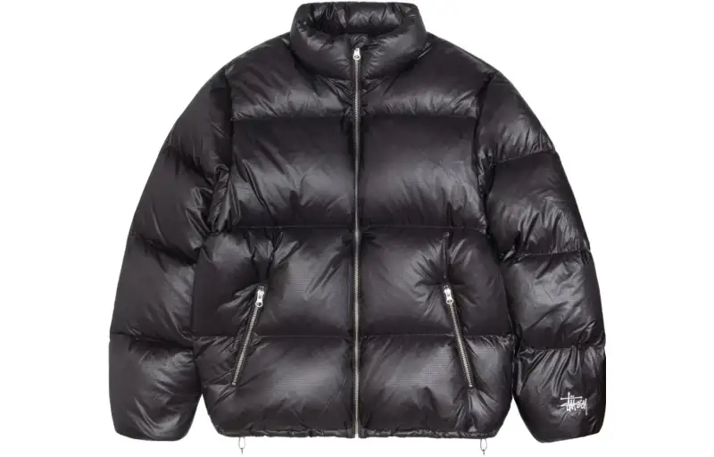 Stussy zipped puffer jacket