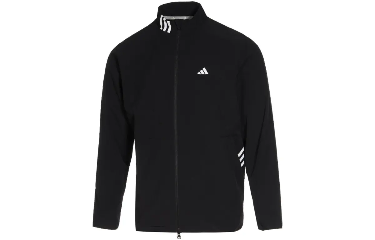 Adidas Jackets Unisex Black Stand Collar Moderate Other