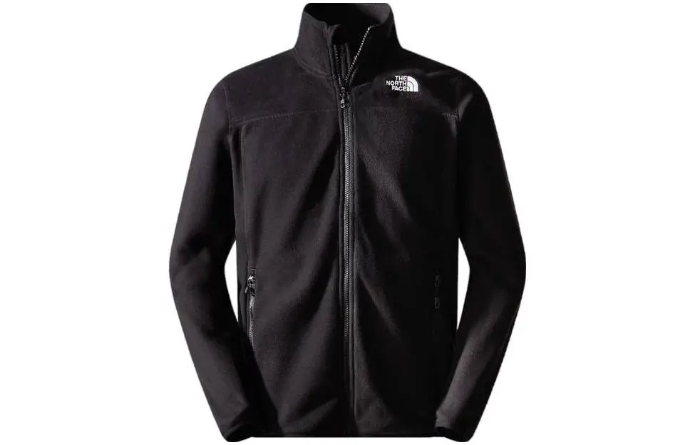 THE NORTH FACE Jackets Men's Black Stand Collar Moderate Straight Fit