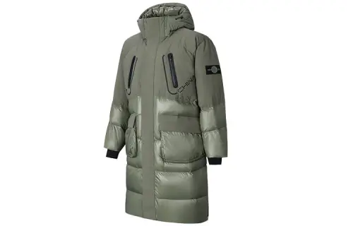 Anta x CHENPENG Down Jacket Unisex Murky Olive Green