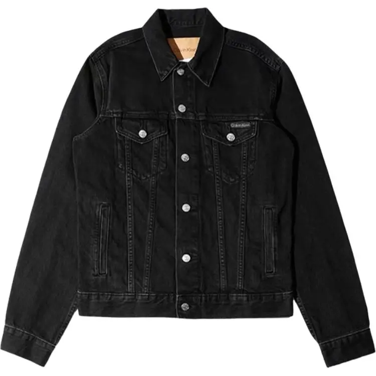 CALVIN KLEIN Denim Jacket Men's Black