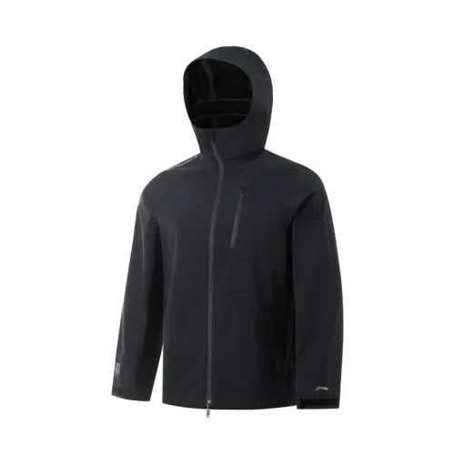 Li Ning Windproof Windbreaker Jacket Unisex Black