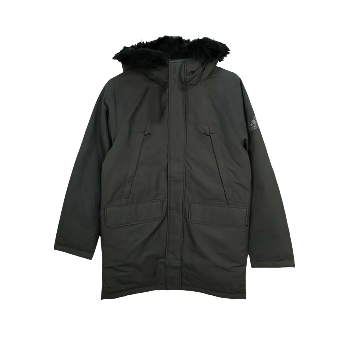 Adidas Down Jacket Men's Gray Black
