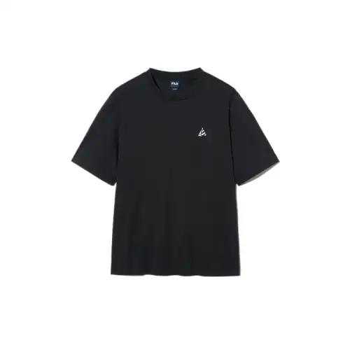 FILA Supima T Shirt Unisex Black