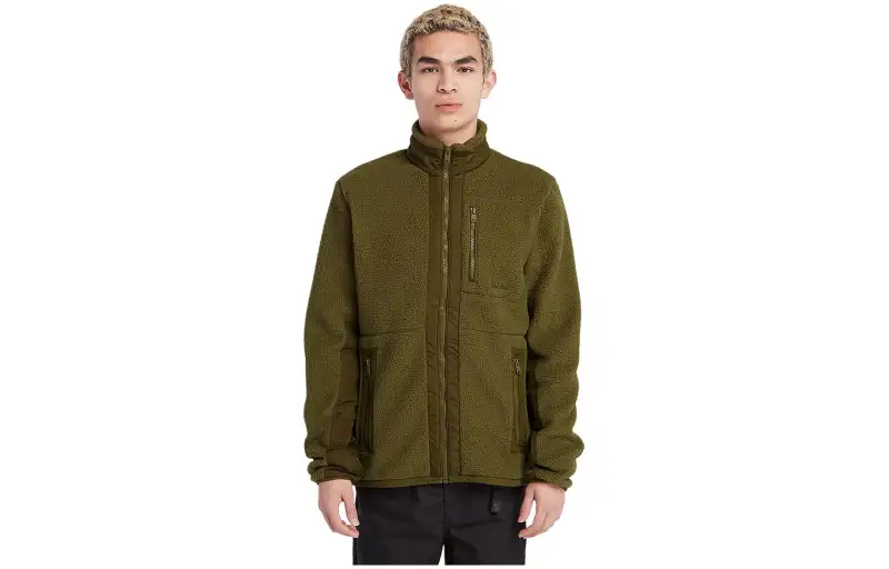 Timberland Velvet feel Coat Men's Green