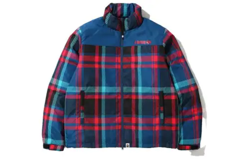 Bape Check Down Jacket
