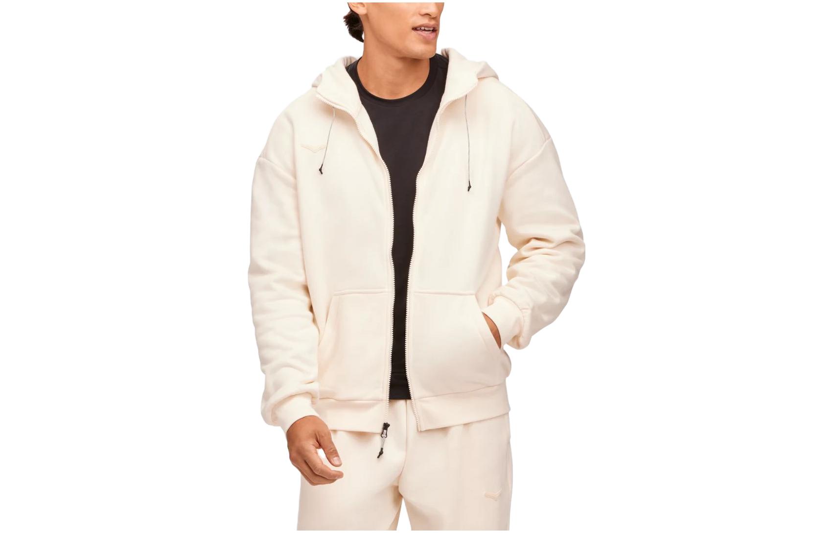 Мужская куртка HOKA Hooded Jacket (бежевая)
