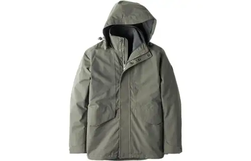 Timberland Jackets Men's Light Umber Detachable Hood Thickened Other