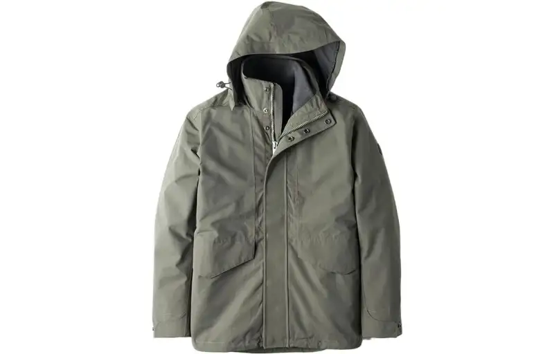 Timberland Jackets Men's Light Umber Detachable Hood Thickened Other