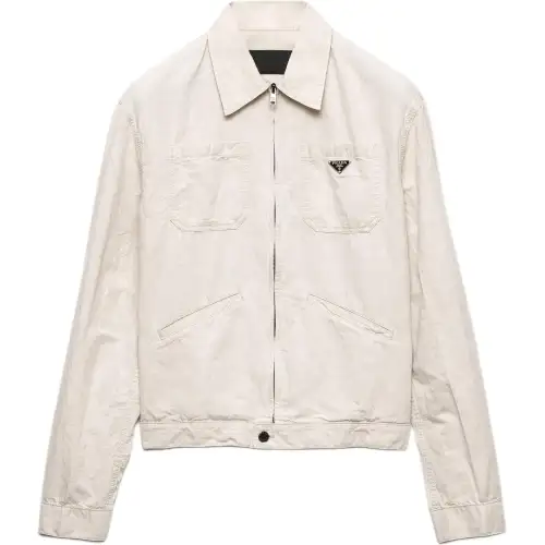 Prada chambray shirt jacket