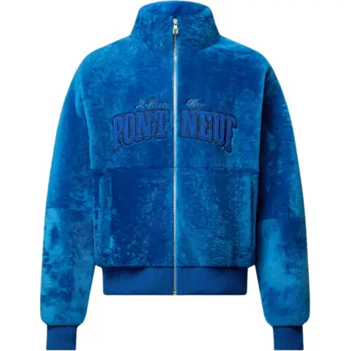 LOUIS VUITTON Signature Shearling Track Top Blouson