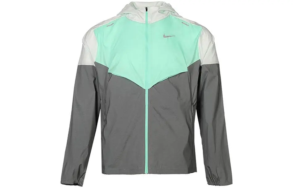 Nike Breathable Jacket Spring Men's Gray Green