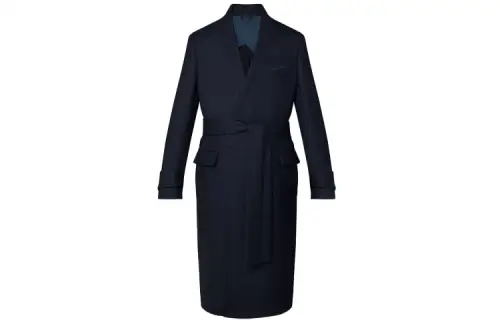 LOUIS VUITTON Coat Men's Navy Blue