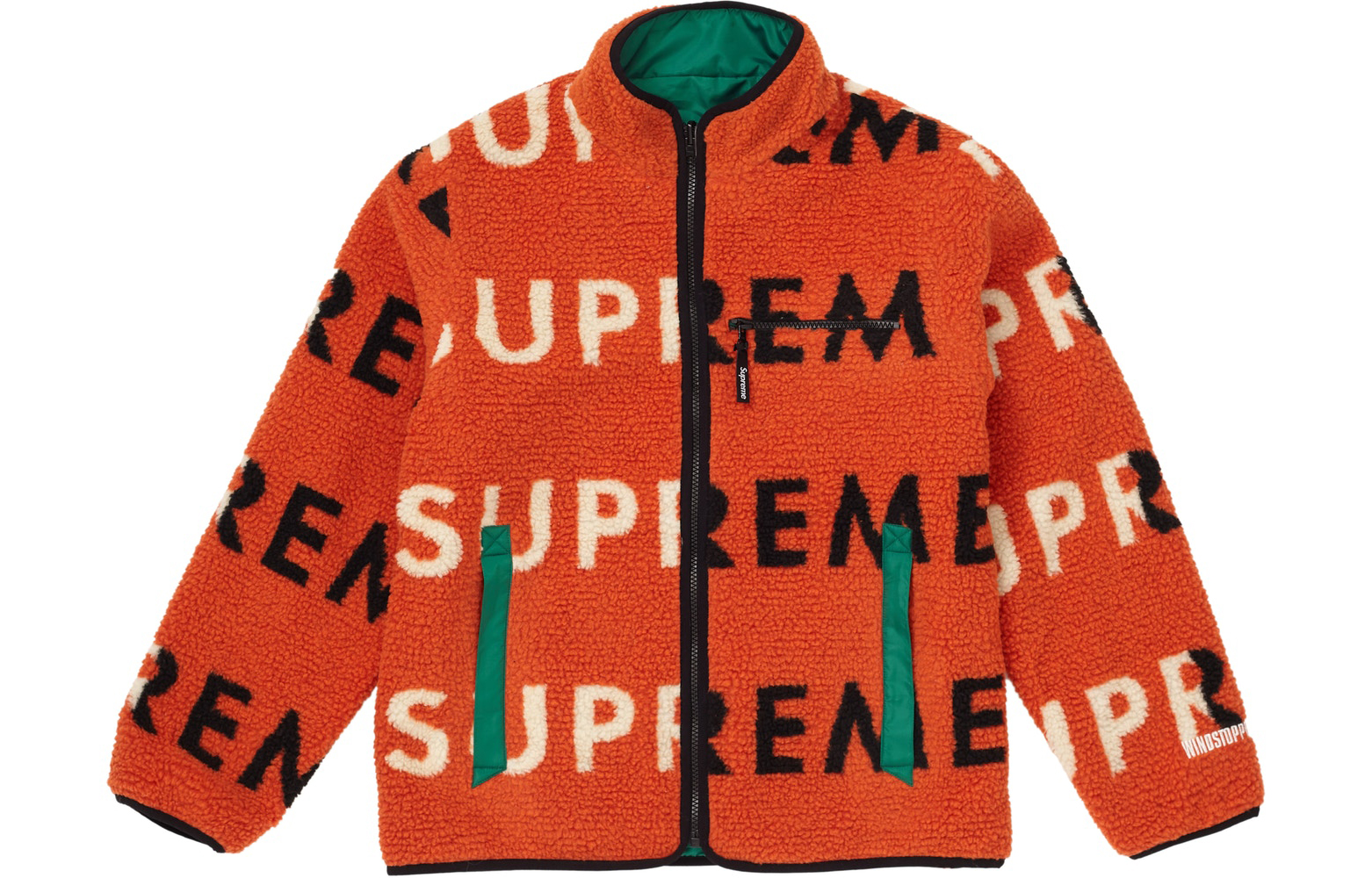 Унисекс куртка Supreme FW18 (оранжевая) — фото 1