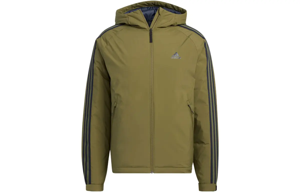 Adidas 3 Stripes Down Jacket Men's Green