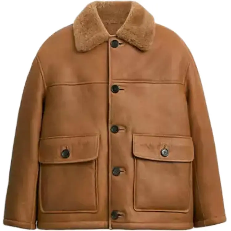 COACH Jackets & Coats Men's Brown