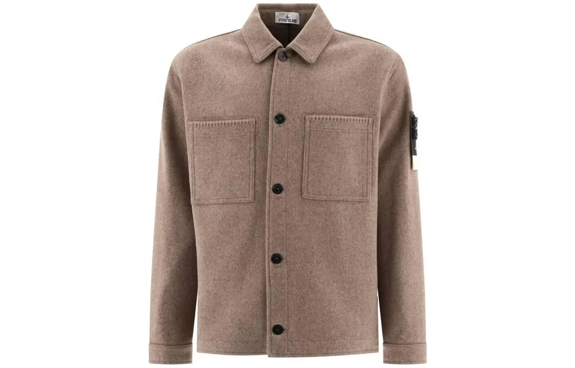 STONE ISLAND Lighter Outerwear Jacket 'Dove Grey'