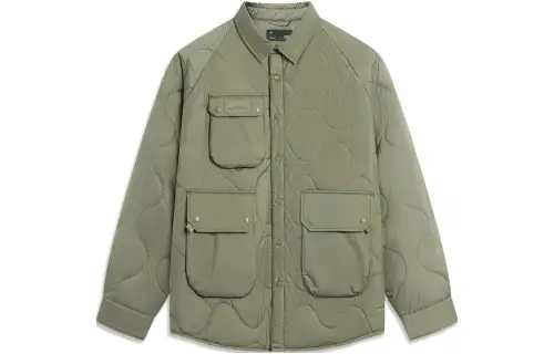 Li Ning Puffer Jacket Men's Murky Olive Green