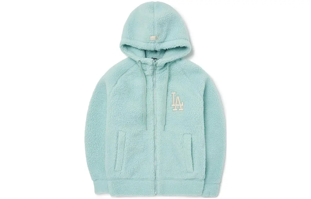 MLB Velvet feel Coat Unisex Light Blue