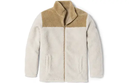 Timberland Velvet Jackets Men's Light Mud Stand Collar Thickened And Fleece Lined