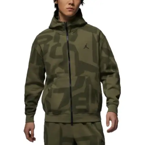 JORDAN Sport Hoop Fleece Men's Dri-FIT Full-Zip Hoodie