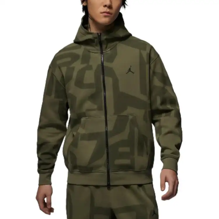 JORDAN Sport Hoop Fleece Men's Dri-FIT Full-Zip Hoodie
