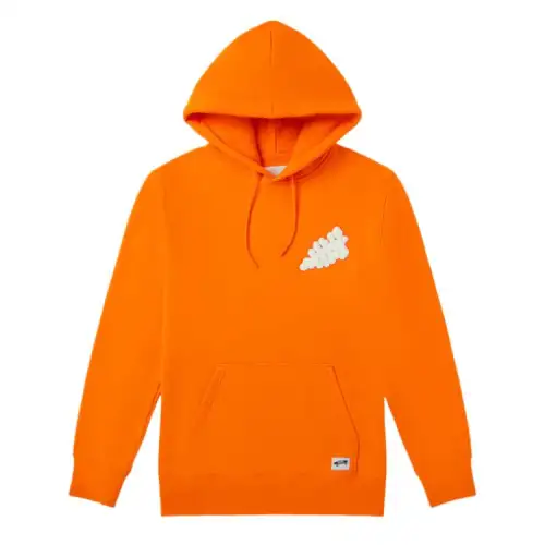 Vans Sweatshirts Men's Orange Hooded Moderate Regular