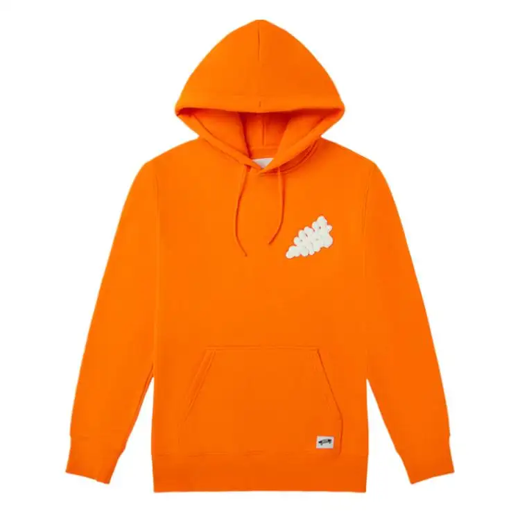 Vans Sweatshirts Men's Orange Hooded Moderate Regular
