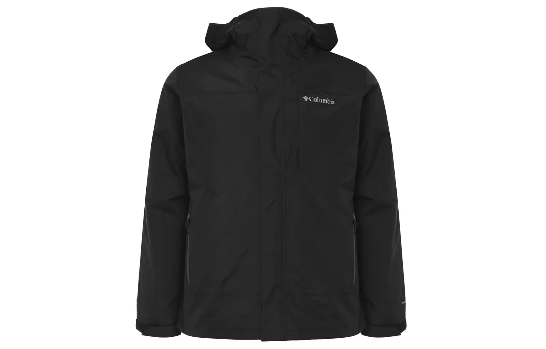 Columbia Waterproof Windproof Breathable Thermal Insulation Windbreaker Jacket Men's Black