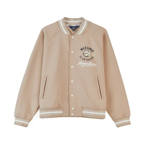 Mizuno Baseball Jackets Unisex Baseball Collar Moderate Straight Fit