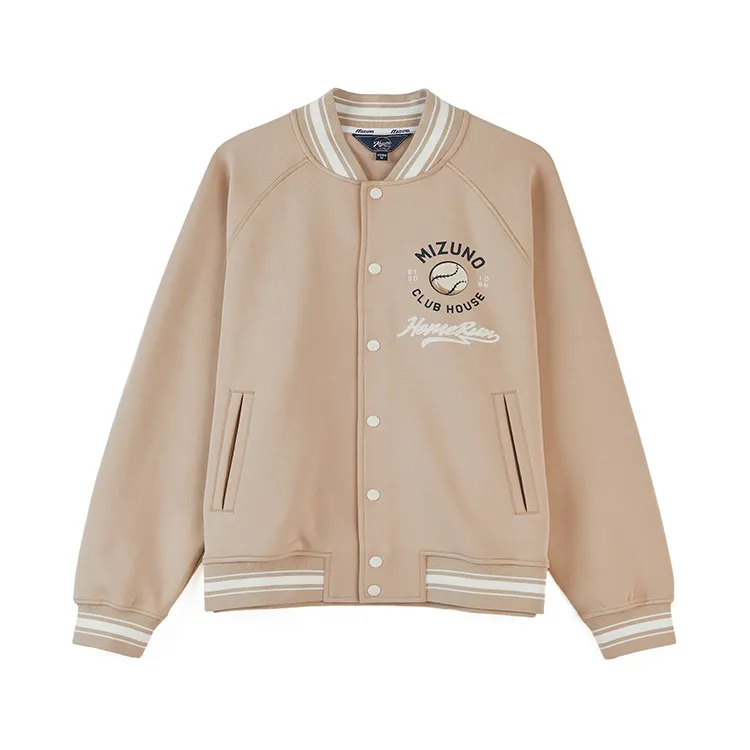 Mizuno Baseball Jackets Unisex Baseball Collar Moderate Straight Fit
