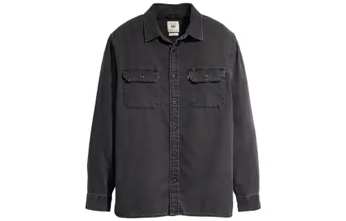 Levi’s solid color lapel long sleeve jacket men’s style